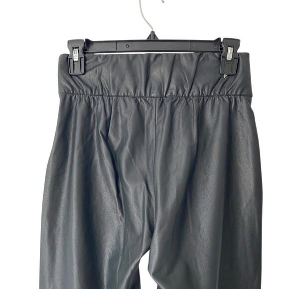 Brochu Walker Black Juniper Stretch Crop Pants faux Leather size small - Picture 6 of 9